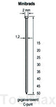 Dutack 1.2mm minibrads | 15mm | 5000 stuks - 5134028