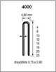 Dutack niet serie 4000 cnk 20mm doos 5 duizend - 5024018