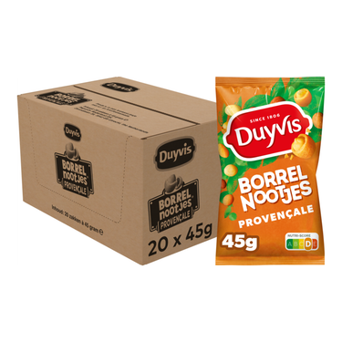 Duyvis borrelnootjes provencale (20x45gr)