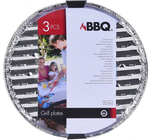 Bbq grillschalen set van 3st ø35cm