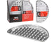 Bbq grillschaal halfrond set a 4 stuks