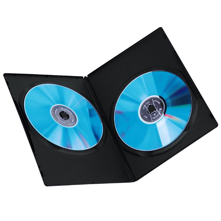 Load image into Gallery viewer, Hama dvd slim box dubbel zwart 10 stuks
