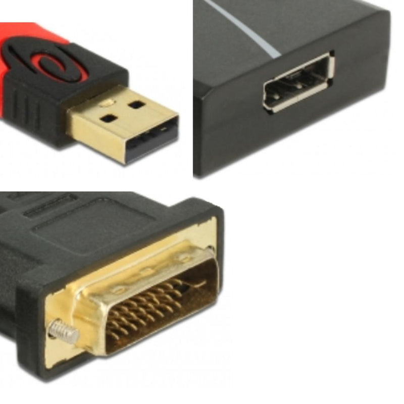 Load image into Gallery viewer, Dvi naar displayport omvormer
