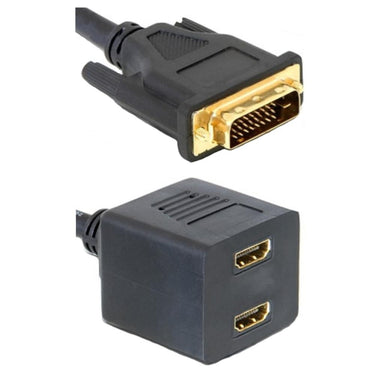 Delock adapter dvi 25 - 2x hdmi (65069)