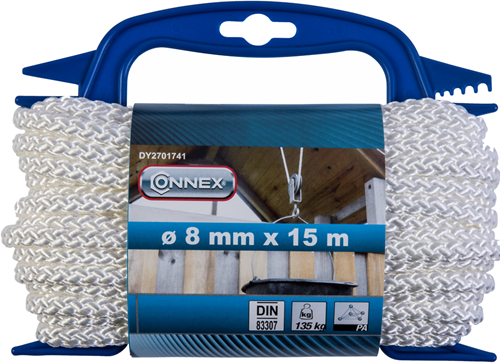 Load image into Gallery viewer, Connex pa touw 8mm 140kg wi haspel 15m - dy2701741
