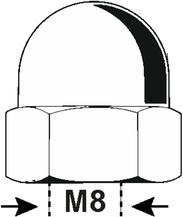 Load image into Gallery viewer, Connex dopmoer m8 5st rvs-a4 - dy4920008
