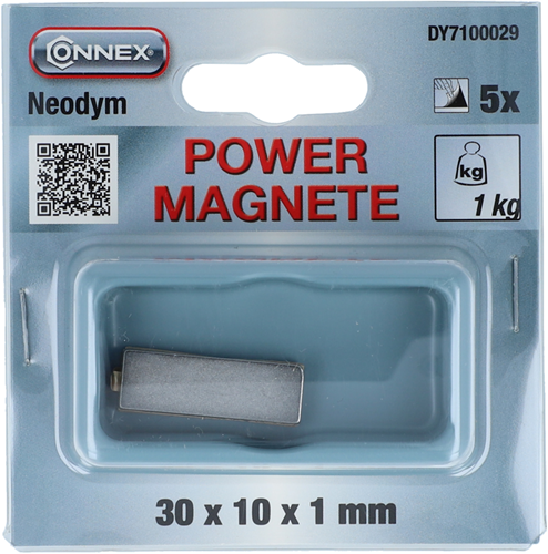 Load image into Gallery viewer, Connex magneet nd zelfklevend 30x10 5s 1kg - dy7100029
