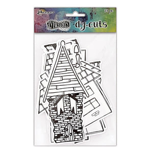 Ranger ink ranger • dylusions dy cuts me houses