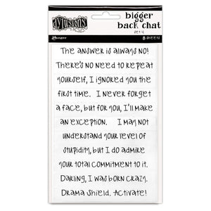 Ranger ink ranger • dylusions bigger back chat 4 white
