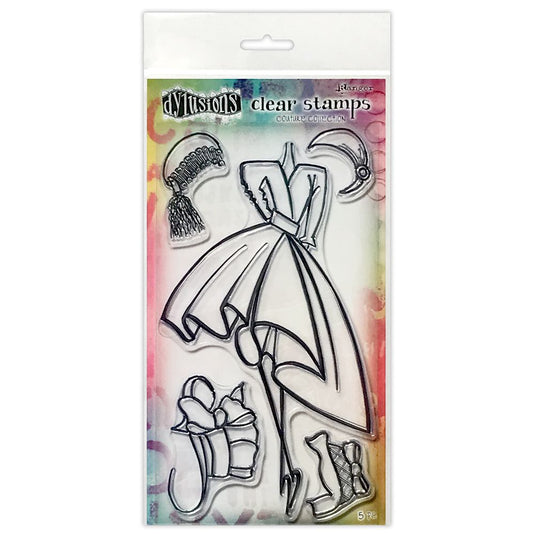 Ranger ink ranger • dylusions couture clear stamps night at the opera