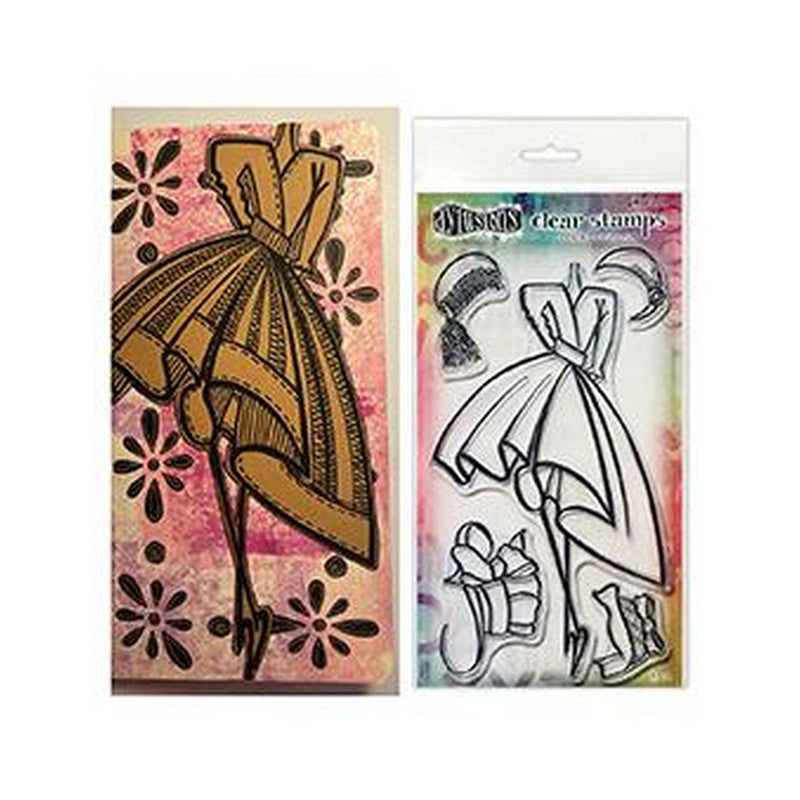Load image into Gallery viewer, Ranger ink ranger • dylusions couture clear stamps night at the opera
