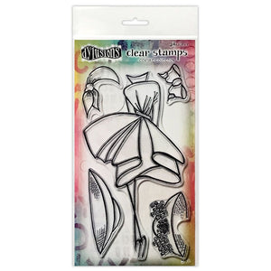 Ranger ink ranger • dylusions couture clear stamps walk in the park
