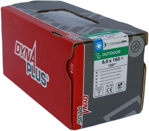 Laden Sie das Bild in Galerie -Viewer, Dynaplus constructieschroef ar-coating platkop deeldraad +snijpunt torx tx40 8.0x90 45 | 50 stuks - 0281.08.62501
