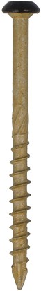 Dynaplus gevelschroef ar-bronze cilinderkop deeldraad zwarte kop torx tx20 4.5x50 28 | 200 stuks - 0284.08.33905
