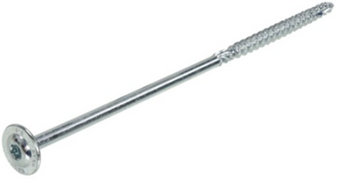 Dynaplus houtbouwschroef verzinkt tellerkop deeldraad +snijpunt torx tx30 6.0x260 100 | 50 stuks - 0286.01.54001