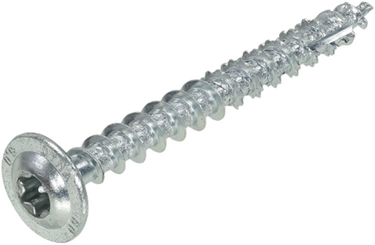 Dynaplus houtbouwschroef verzinkt tellerkop voldraad +snijpunt torx tx30 6.0x30 | 200 stuks - 0286.01.49201