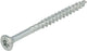 Dynaplus unischroef spaanplaatschroef verzinkt platkop deeldraad torx tx25 4.5x60 35 | 200 stuks - 0281.01.34001