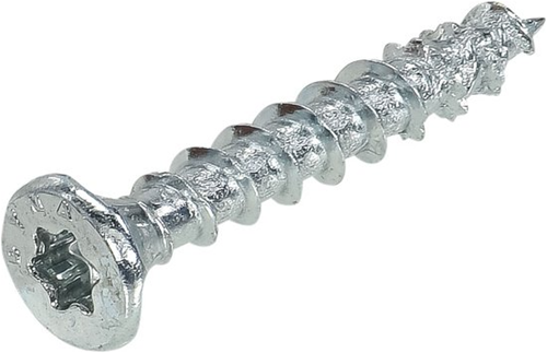 Cargue la imagen en el visor de la galería, Dynaplus unischroef spaanplaatschroef vz (verzinkt) pk (platkop) torx tx15 3.5x12 | 200 stuks - 0281.01.16401
