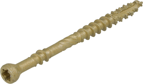 Laden Sie das Bild in Galerie -Viewer, Dynaplus vlonderschroef xtreme ar-bronze platkop-60° deeldraad +snijpunt torx tx25 5.0x80 42 | 200 stuks - 0283.08.42401
