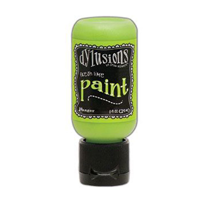 Load image into Gallery viewer, Ranger ink ranger • dylusions paint flip cap bottle fresh lime 29ml
