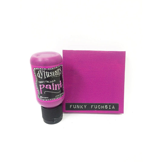 Ranger ink ranger • dylusions paint flip cap bottle funky fuchsia 29ml