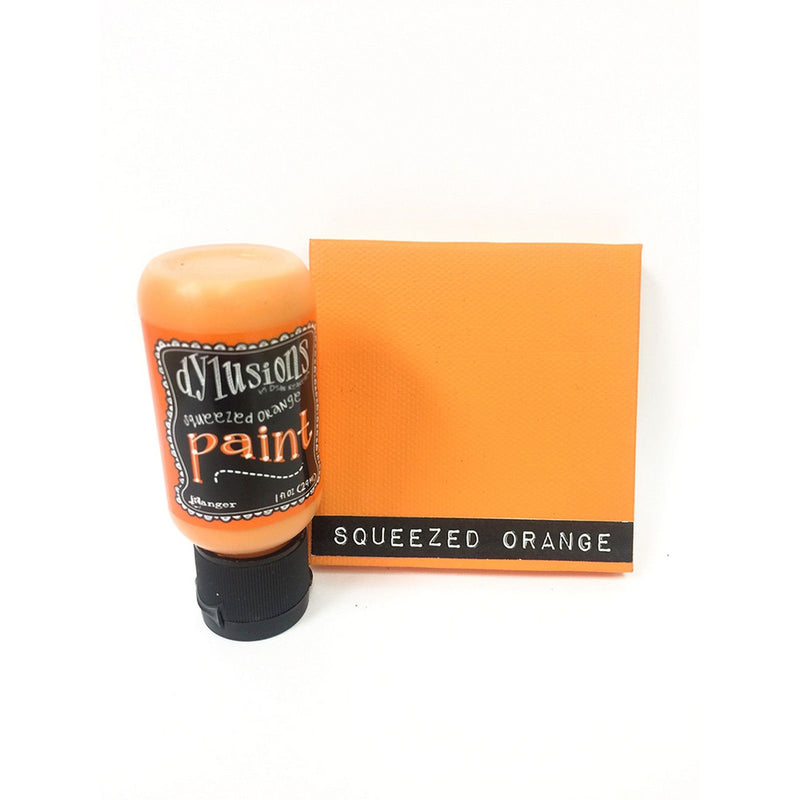 Load image into Gallery viewer, Ranger ink ranger • dylusions paint flip cap bottle squeezed orange 29ml
