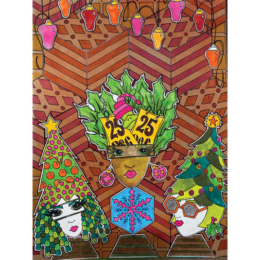 Ranger ink ranger • dylusions stamp collection hats off to christmas