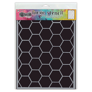 Ranger ink ranger • dylusions stencils large hexicomb
