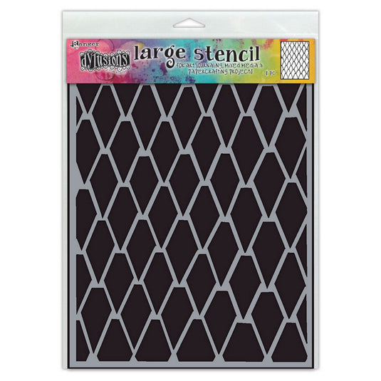 Ranger ink ranger • dyan reaveley's dylusions stencil collection large on point