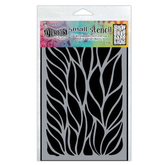 Ranger ink ranger • dylusions dyamond stencil small fronds of fun