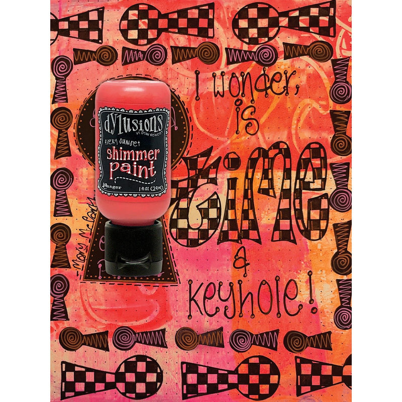 Load image into Gallery viewer, Ranger ink ranger • dylusions shimmer paint fiery sunset 29ml

