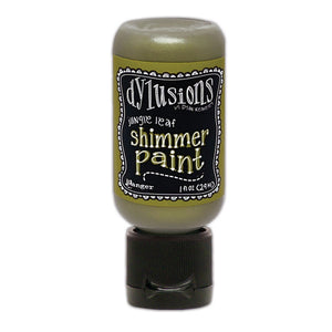 Ranger ink ranger • dylusions shimmer paint jungle leaf