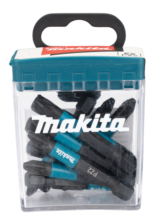 Imp makita accessoires e-12413 slagschroefbit | pz2x50mm | x act black | 10 stuks - e-12413