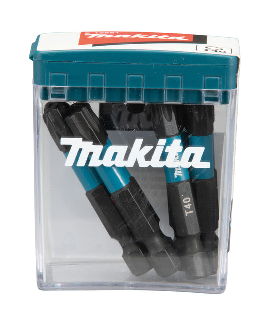 Imp makita accessoires e-12681 slagschroefbit | t40x50mm | x act black | 10 stuks - e-12681