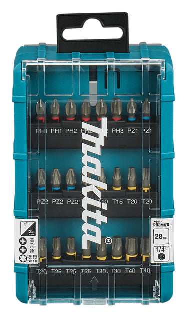 Makita e-25068 bitset – kruiskop phillips, kruiskop pozidriv, t-profiel