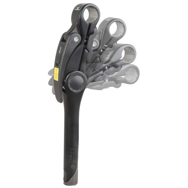 Load image into Gallery viewer, Pro Stuurpen 25.4mm handmatig verstelbaar zwart 180mm op kaart
