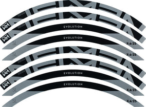 Newmen rim decal kit x.a.25