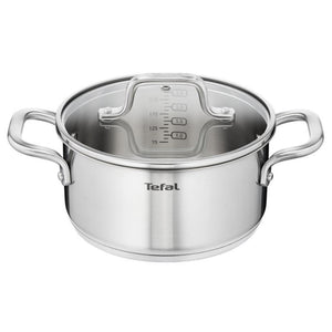 Tefal virtuoso kookpan rvs 24cm geschikt voor alle warmtebronnen inclusief inductie