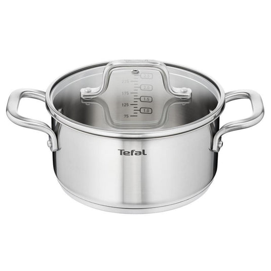 Tefal virtuoso kookpan rvs 24cm geschikt voor alle warmtebronnen inclusief inductie