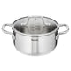 Tefal virtuoso kookpan rvs 24cm geschikt voor alle warmtebronnen inclusief inductie