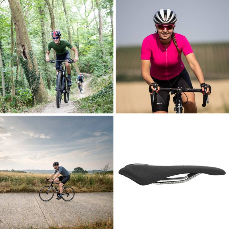 Load image into Gallery viewer, Trivio - pirate fietszadel zwart
