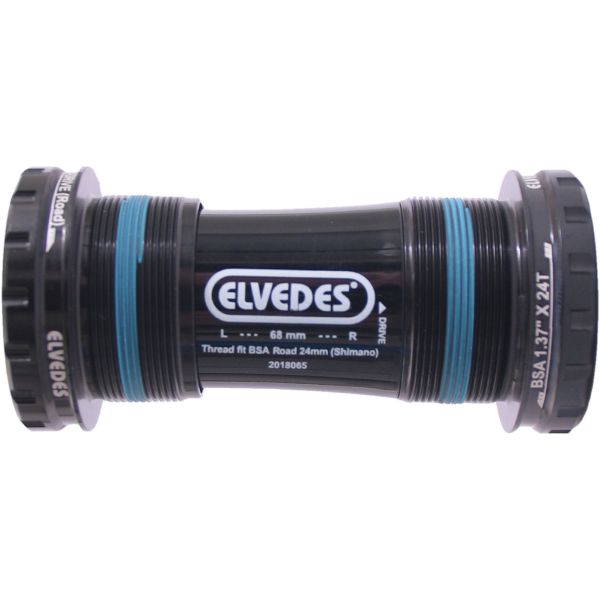 Afbeelding laden in galerijviewer, Trapas Elvedes Hollowtech Shimano Race 24Mm Zwart
