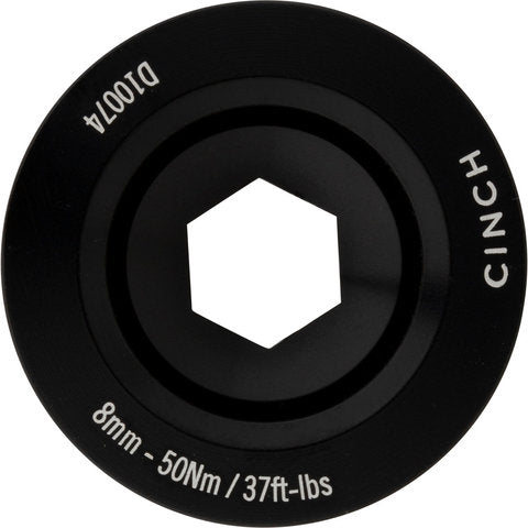 Race face left crank bolt for cinch crankset