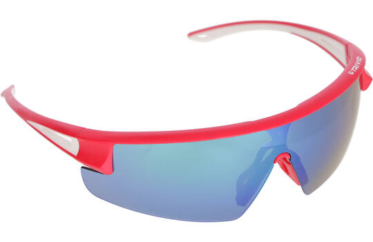 Afbeelding laden in galerijviewer, Trivio - fietsbril hadley rood wit met 2 extra lenzen
