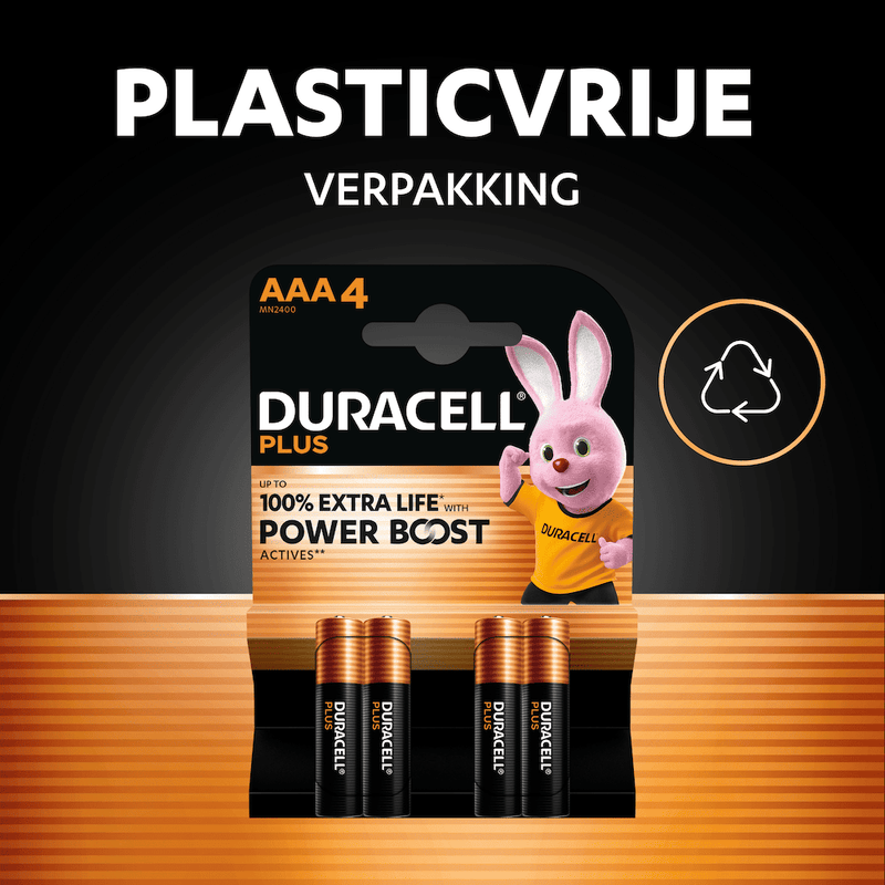 Load image into Gallery viewer, Battery sales europe b.v. duracell batterij aaa 2400mah 1,5v lr03 power boost (4st)
