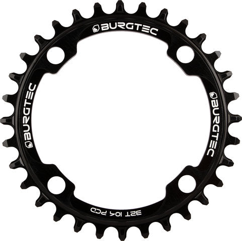 Load image into Gallery viewer, Burgtec 104 mm bcd thick thin chainring for shimano
