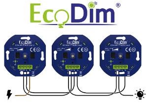 Laden Sie das Bild in Galerie -Viewer, Enzo eco led dimmer 0-250w ecodim multi fase afsnijding - 4355428
