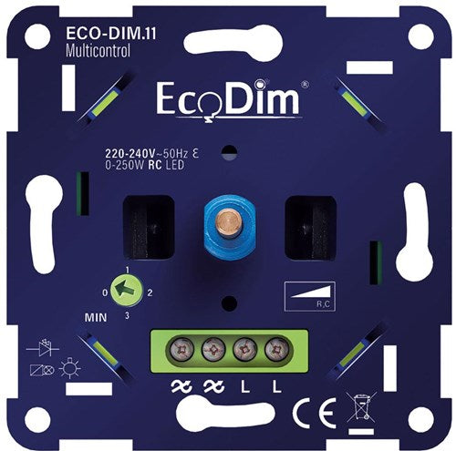 Laden Sie das Bild in Galerie -Viewer, Enzo eco led dimmer 0-250w ecodim multi fase afsnijding - 4355428
