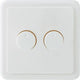 Enzo ecodim afdekraam peha lw voor duo led dimmer 4355420 - 4355440