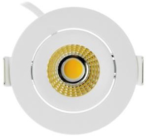 Laden Sie das Bild in Galerie -Viewer, Enzo ecodim led inbouwspot 5w dimtowarm 62mm 36gr rond verstelbaar wit - led4730
